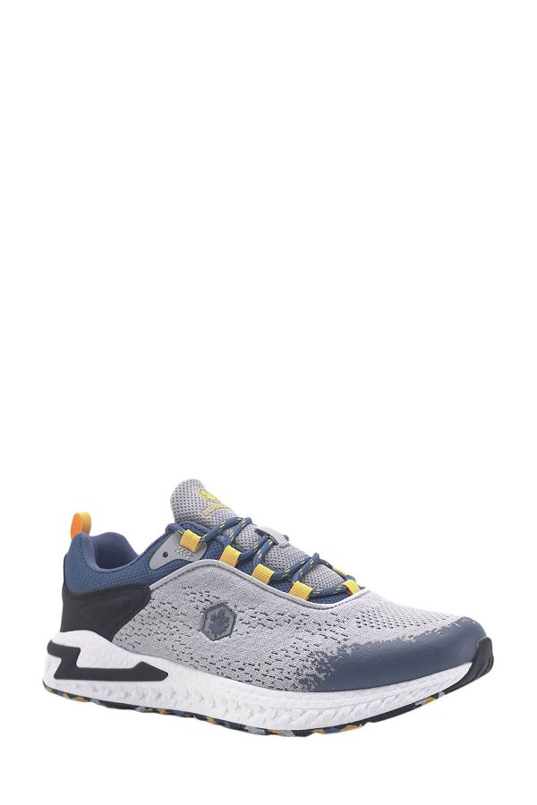 Line active laced l grey man casual shoes - Image 2
