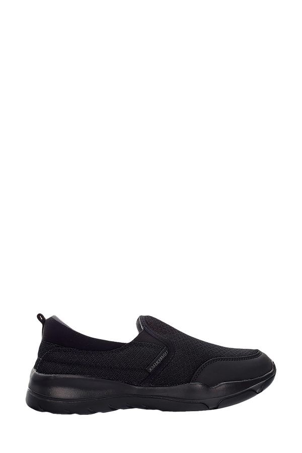 Slipon black woman sneaker