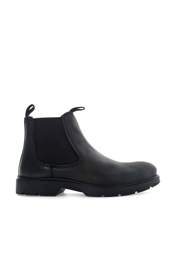 Charlie mid/beatle black man casual boots