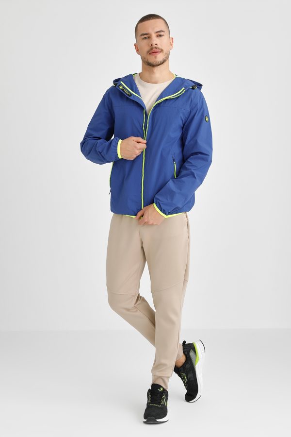 Cmb3223-001422 e23 airforce blue man raincoat - Image 3
