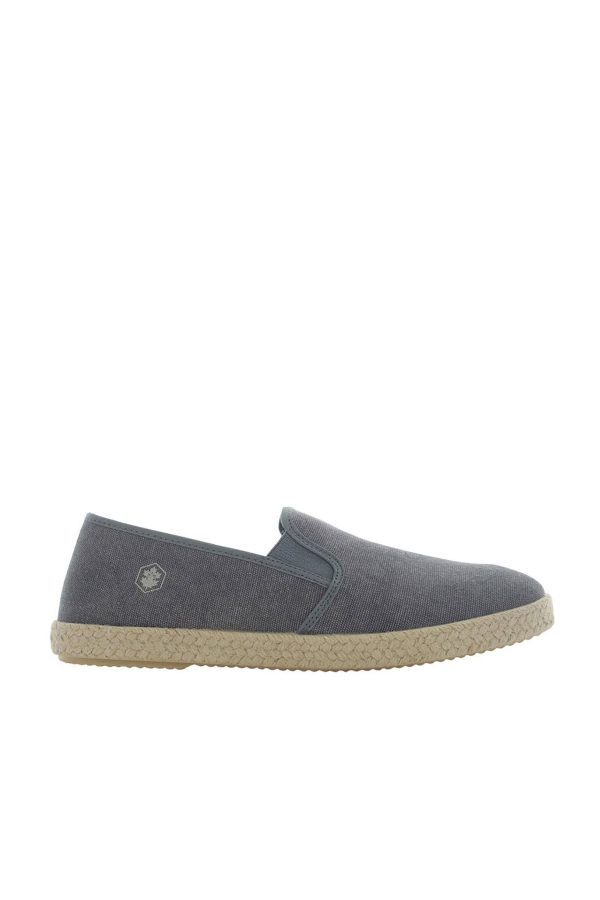 Slipon gray man casual shoes