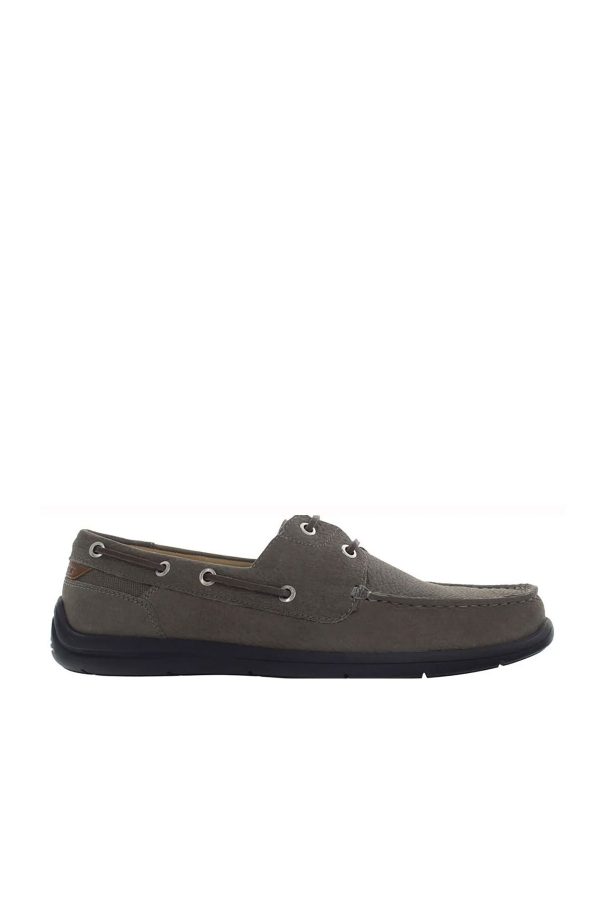 Boat shoes gray man casual shoes
