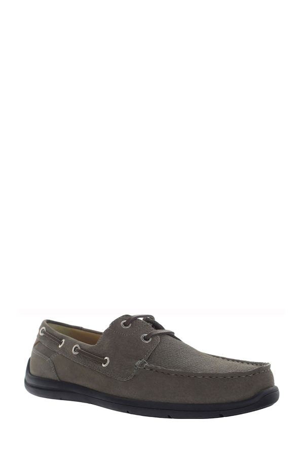 Boat shoes gray man casual shoes - Image 2