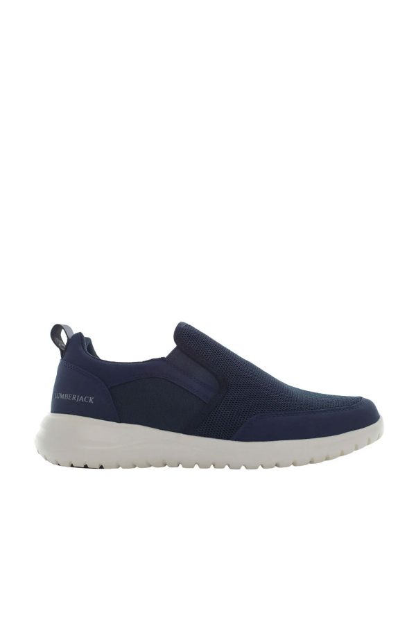 Slip on navy blue man slip on