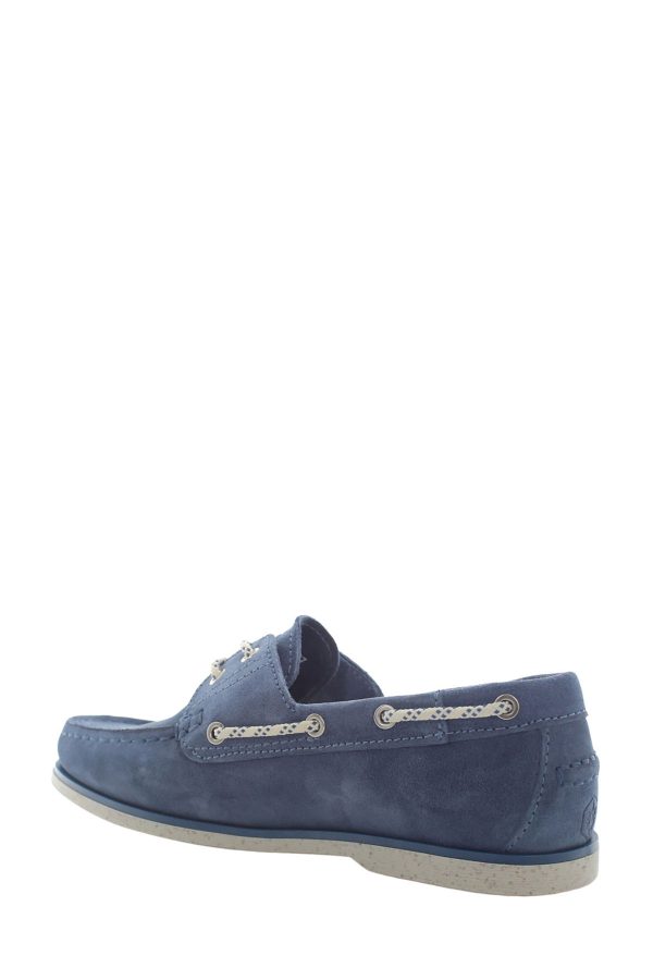 Boat shoes blue woman casual shoes - Image 3