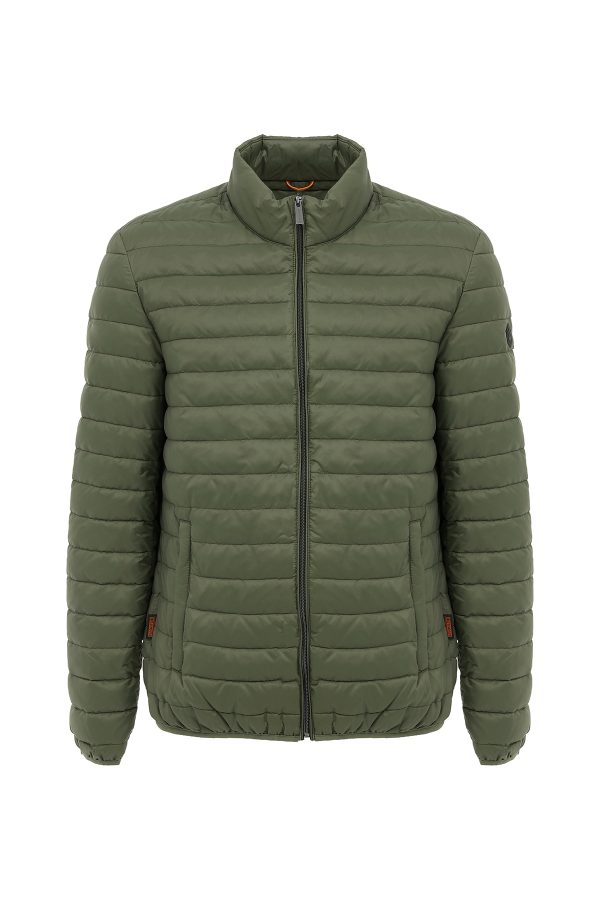 Light padded jacket green man jacket