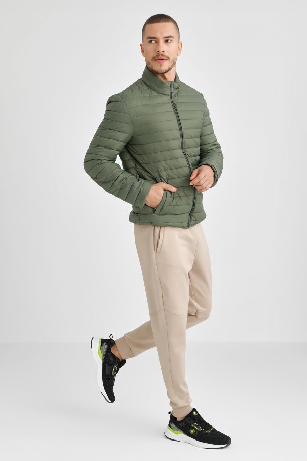 Light padded jacket green man jacket - Image 4
