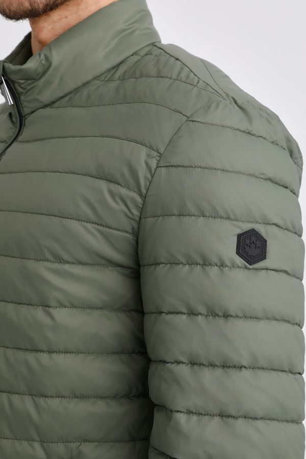 Light padded jacket green man jacket - Image 6