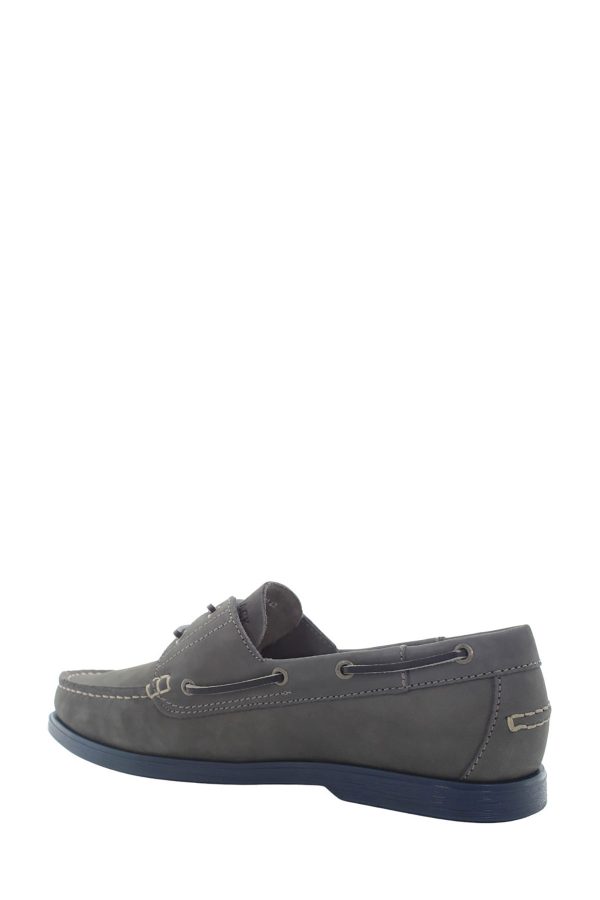 Boat shoes gray man comfort shoes - Image 3