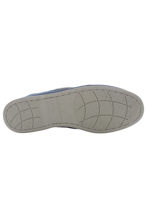 Boat shoes navy blue man casual shoes - Image 4