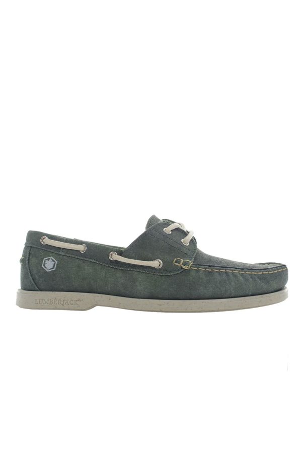 Boat shoes green man casual shoes