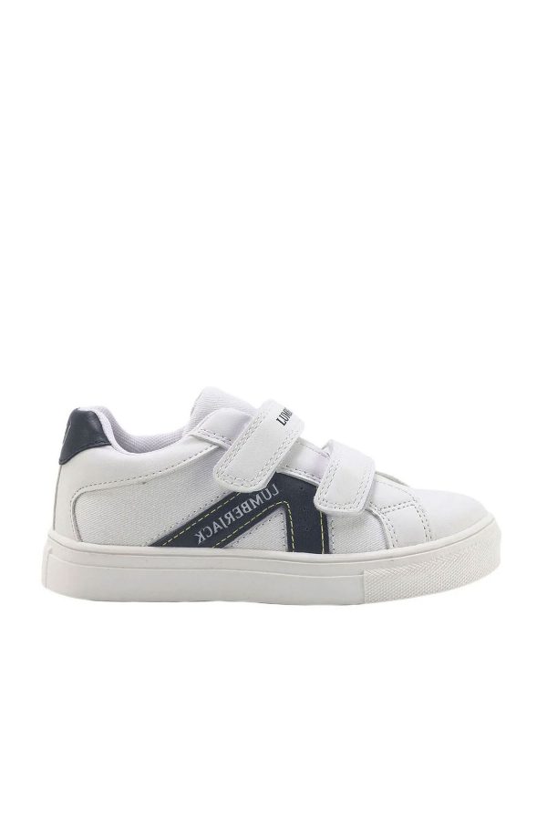 Sneaker 2 velcro white boy basic casual boots