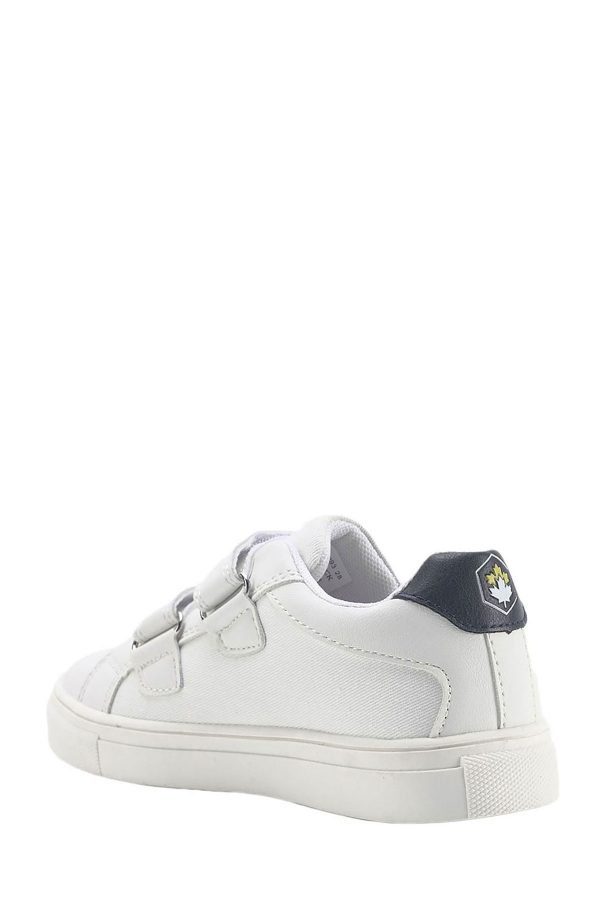 Sneaker 2 velcro white boy basic casual boots - Image 3