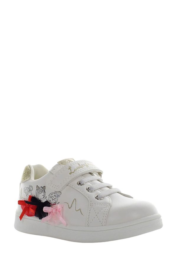 1 velcro and elastic lace white girl basic casual boots - Image 2