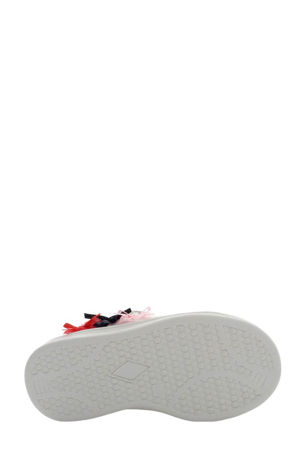 1 velcro and elastic lace white girl basic casual boots - Image 4