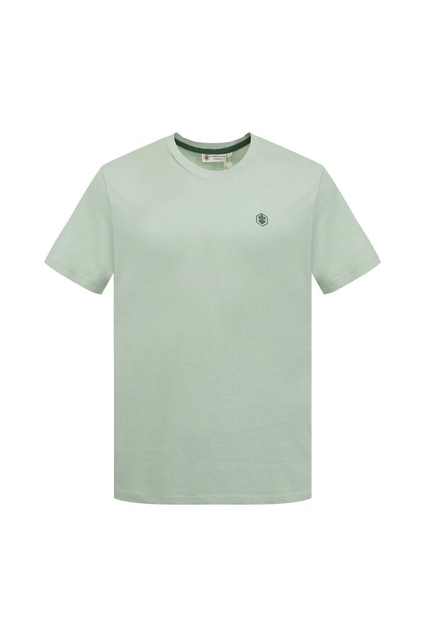 T-shirt basic small logo l green man sleeve t-sh - Image 3