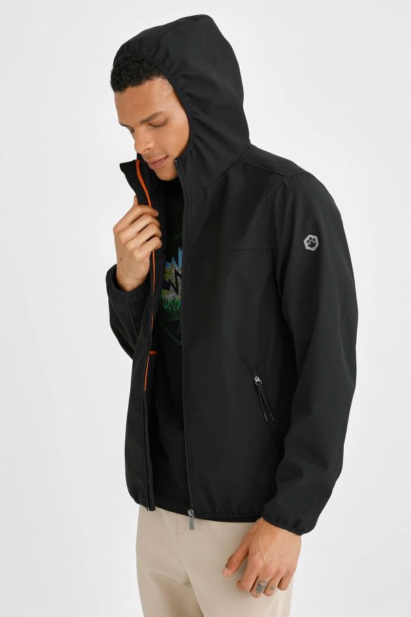 3m light softshell jkt black man jacket