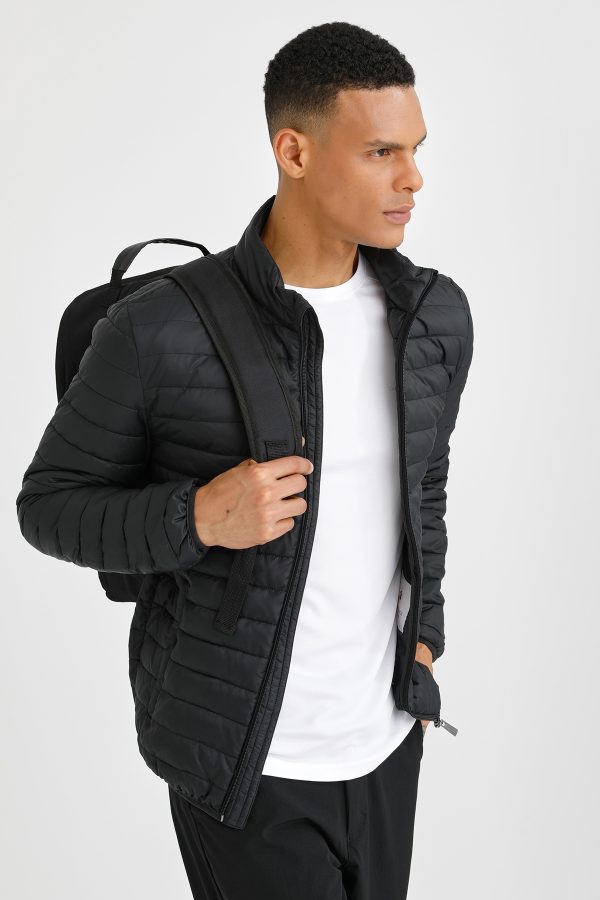 Light padded jacket black man jacket - Image 2