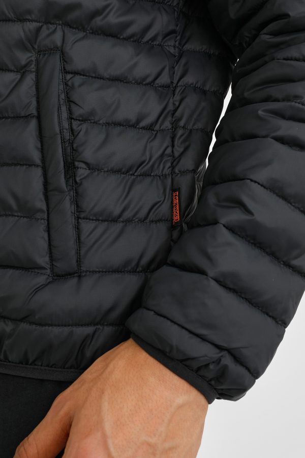 Light padded jacket black man jacket - Image 5