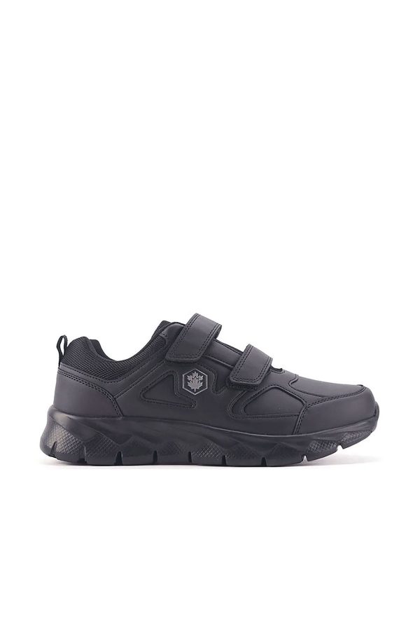 2 velcro sneaker black man comfort shoes