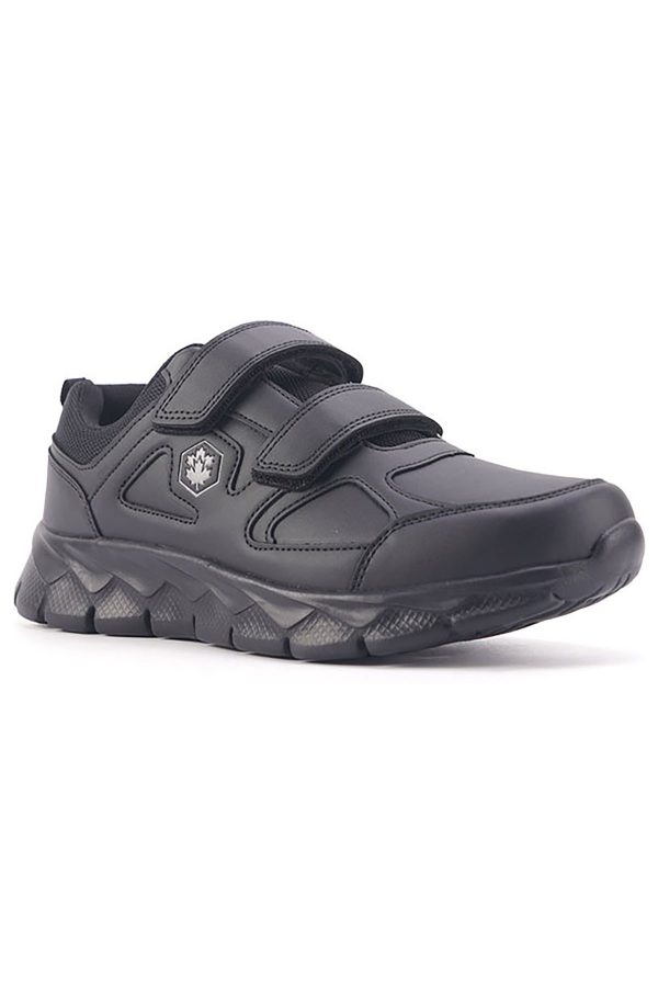 2 velcro sneaker black man comfort shoes - Image 2