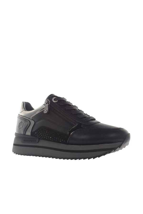 Sneaker black woman basic casual boots - Image 2