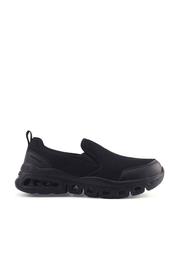 Slipon black man basic casual boots