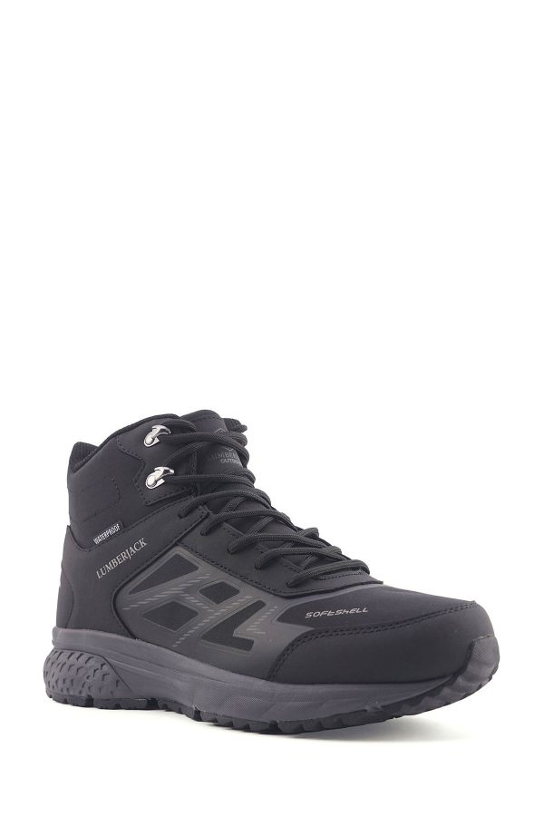 Hiking boot wpf black man basic casual top boots - Image 2