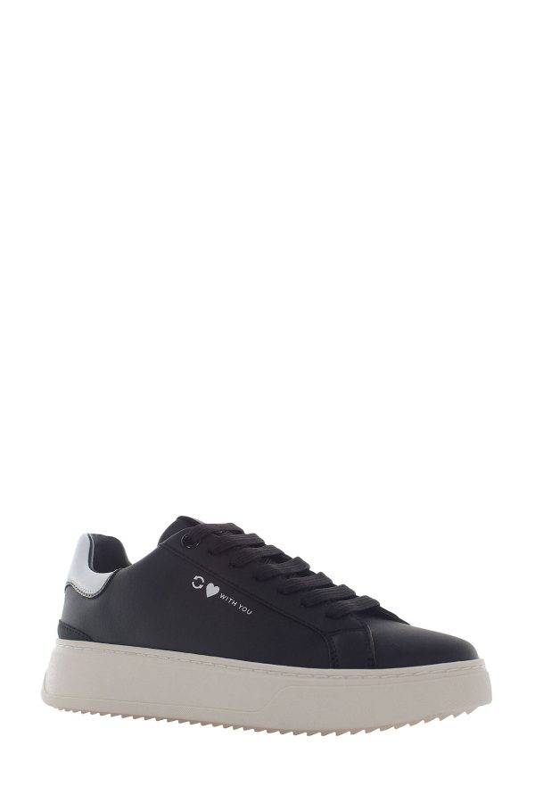 Sneaker black woman basic casual boots - Image 2
