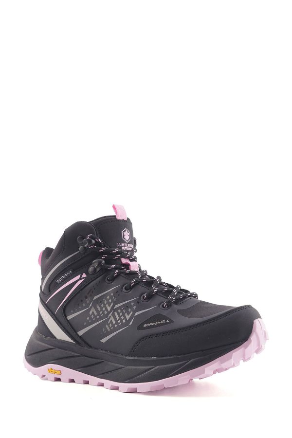 Hiking boot wpf/vibram black woman basic casual top boots - Image 2