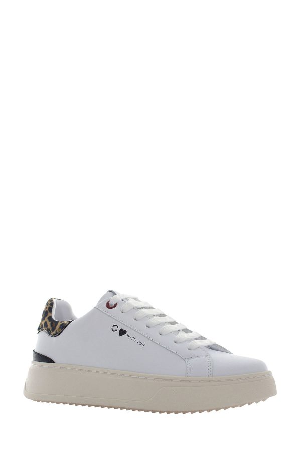 Evril casual laced white woman basic casual boots - Image 2