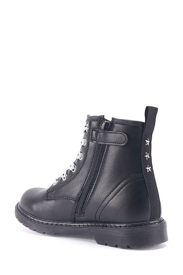Ankle boot lace black girl comfort shoes - Image 3