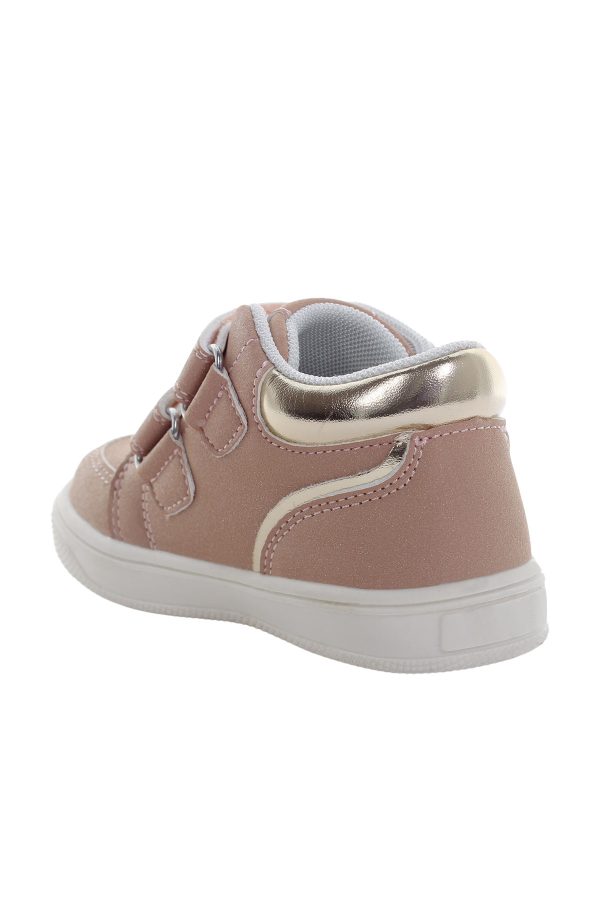 High cut sneaker 2 velcro dusty rose girl 782 - Image 3