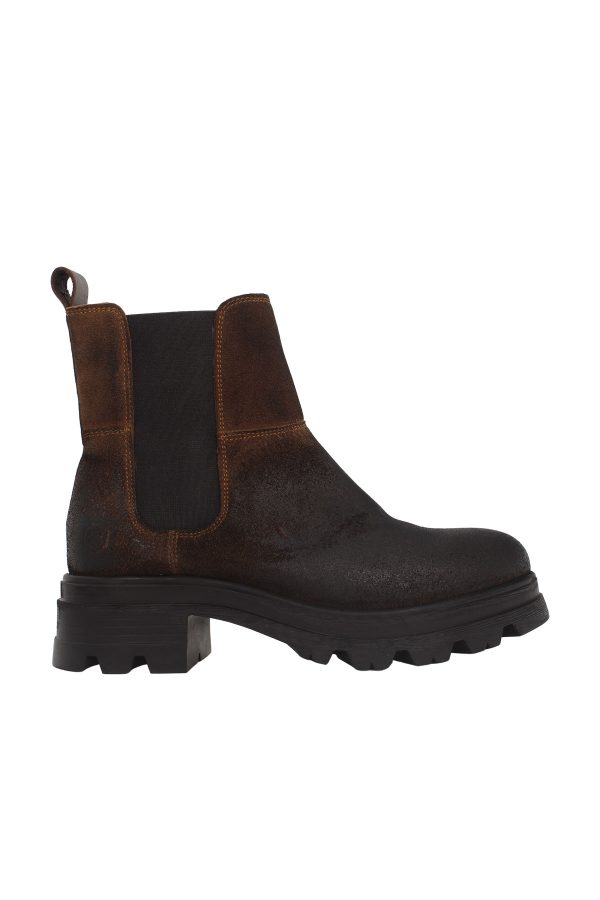 Beatles d brown woman boots