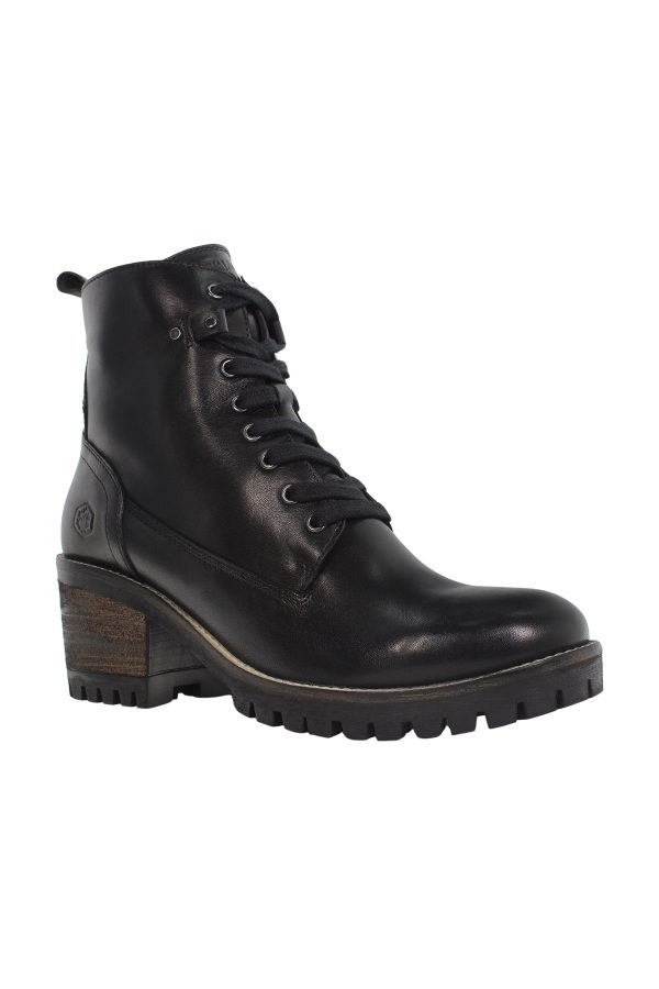 Ankle boot lace up black woman 776 - Image 2
