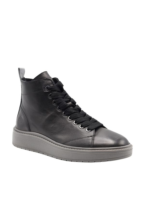 High cut sneaker black woman 776 - Image 2