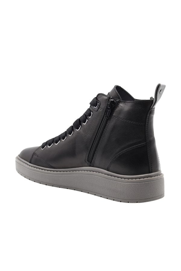 High cut sneaker black woman 776 - Image 3